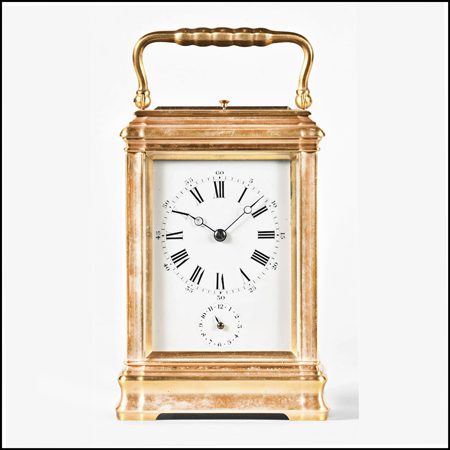Magnificent French Repeating Carriage Clock, Circa 1895