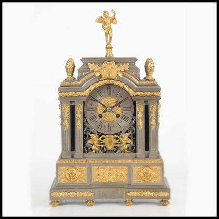 antique mantel clock by Lerolle Freres