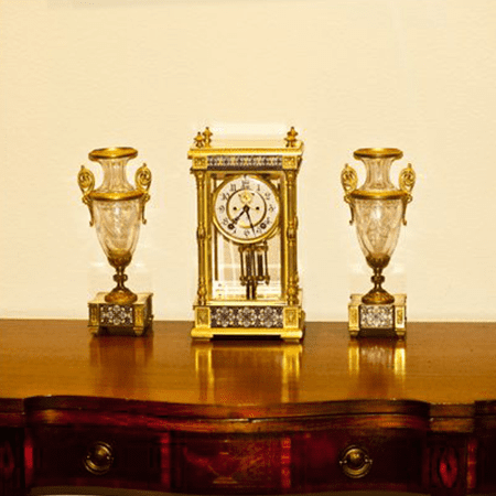 The Ansonia Earl is a wonderful and rare example of an antique shelf clock.