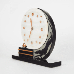 an art deco vintage mantel clock