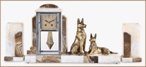 Valuable clocks: A stunning vintage mantel clock for sale, which is a glorious vintage old clock