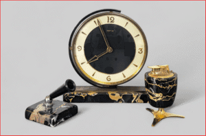 Urgos, an Art Deco maker of vintage mantel clocks.